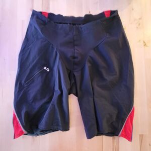 Assos H Rally Cargo Shorts Mens Size XXXL, Black w/ Red Cycling Bike Bicycle